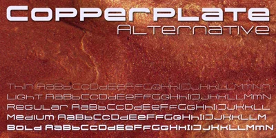 Copperplate Alt Font
