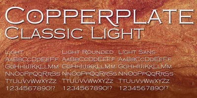 Copperplate Classic Font