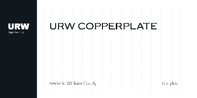 Copperplate Font