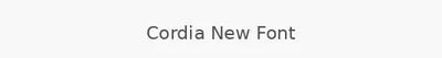 Cordia New Font