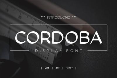 Cordoba Regular and Bold Font Free Download