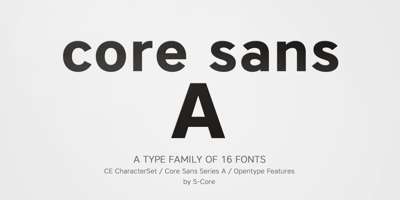 Core Sans A Free Download