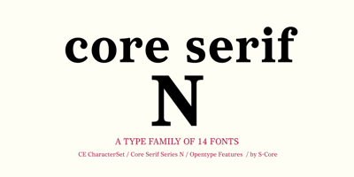 Core Serif N Free Download