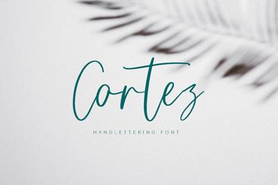 Cortez | Handwritten Font Free Download