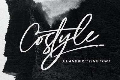 Costyle - A Handriwtten Font Free Download