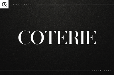 Coterie - Elegant Serif font Free Download