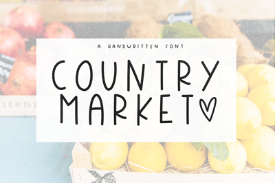 Country Market - Handwritten Font Free Download