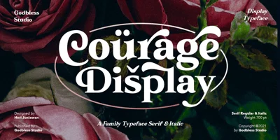 Courage Display Font