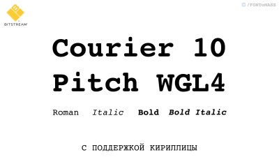 Courier 10 Pitch Font