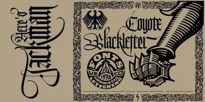 Coyote Blackletter Font