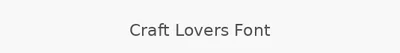 Craft Lovers Font