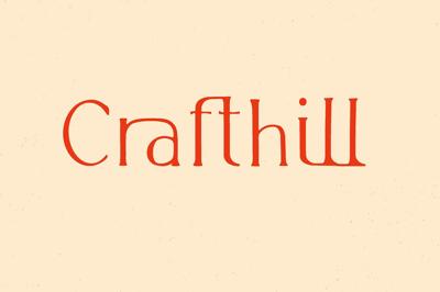 Crafthill. Elegant Serif Font. Free Download