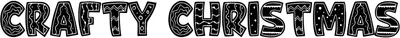 Crafty Christmas Font
