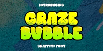 Craze Bubble Font