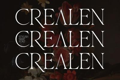 Crealen Stylish Serif Font Free Download