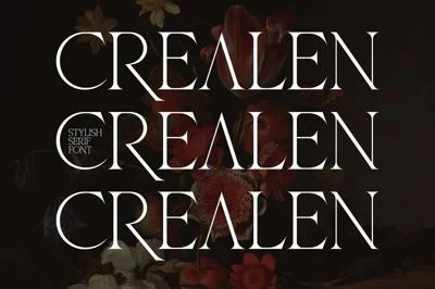 Crealen Stylish Serif Font