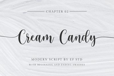 Cream Candy - Modern Script Free Download