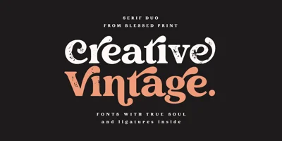 Creative Vintage Font