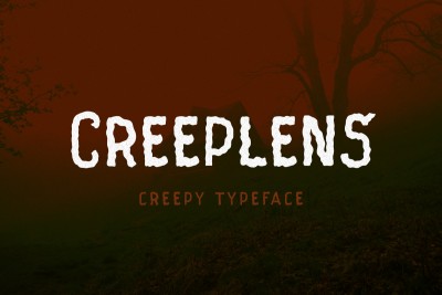 Creeplens Font