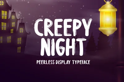 Creepy Night Typeface