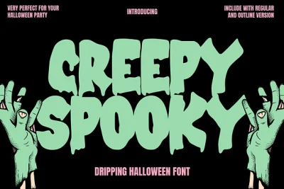 Creepy Spooky - Halloween Font