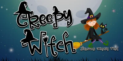 Creepy Witch Font
