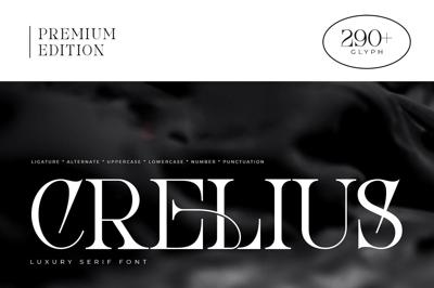 Crelius - Luxury Serif Font Free Download