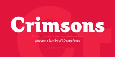 Crimsons Font