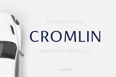 Cromlin font family by FontPeople