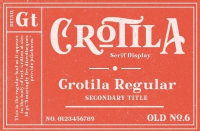 Crotila - Serif Display Font