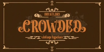 Crowded Font