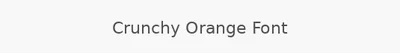 Crunchy Orange Font
