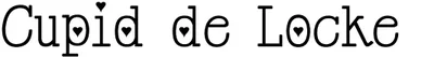 Cupid De Locke Font