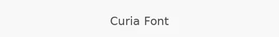 Curia Font