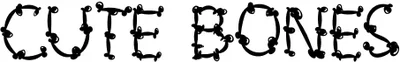 Cute Bones Font