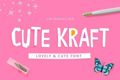 Cute Kraft Fonts Free Download