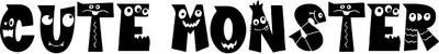 Cute Monster 2 Font