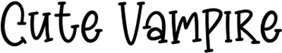 Cute Vampire Font