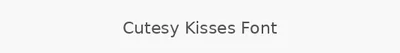 Cutesy Kisses Font