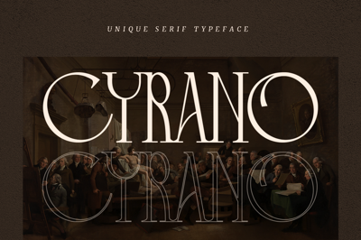 Cyrano - Unique Serif Typeface Free Download