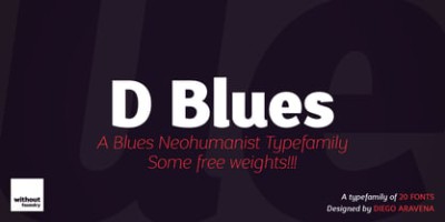 D Blues Font