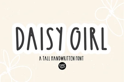 DAISY GIRL a Tall Handwritten Font