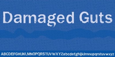 Damaged Guts Font