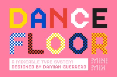 Dance Floor Mini Mix Font