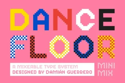 Dance Floor Mini Mix Font