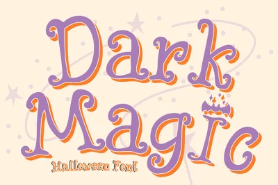 Dark Magic is a Halloween Font
