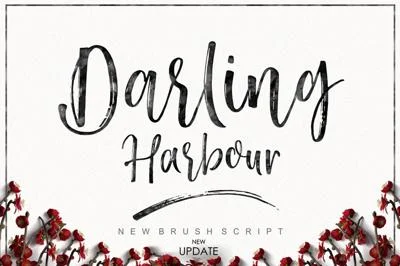 Darling Harbour Brush (NEW UPDATE) Font