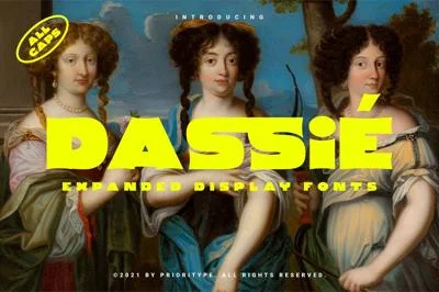 Dassie - Expanded Display Fonts