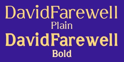 David Farewell Font