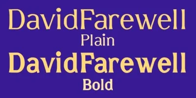 David Farewell Font